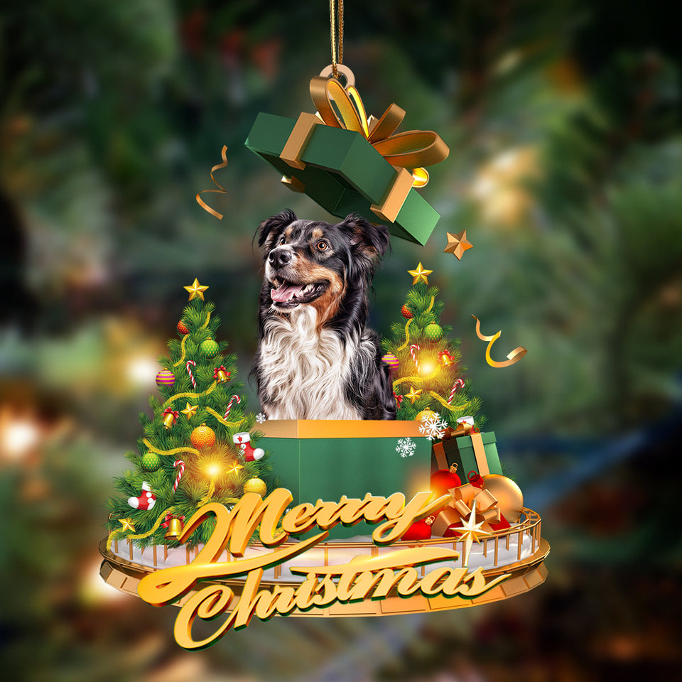 Ornament- Australian Shepherd-Christmas Gifts&dogs Hanging Ornament, Happy Christmas Ornament, Car Ornament