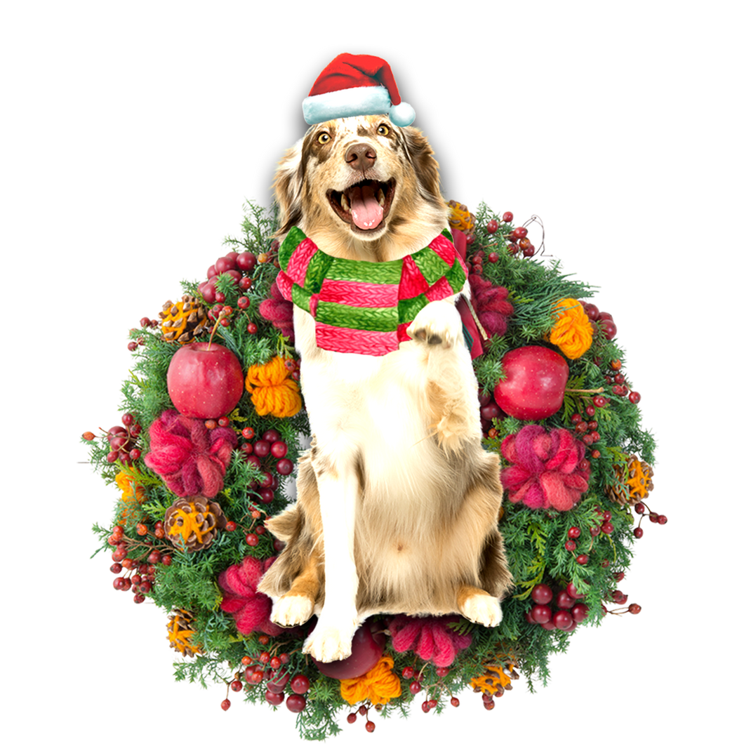 Godmerch- Ornament- Australian Shepherd Christmas Ornament, Happy Christmas Ornament, Car Ornament