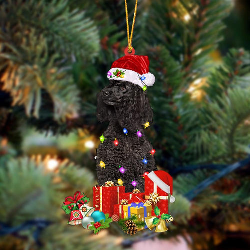 Godmerch- Ornament- BLACK Miniature Poodle-Dog Be Christmas Tree Hanging Ornament, Christmas Ornament, Car Ornament