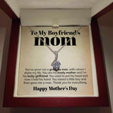 To My Boyfriend's Mom - Future Mother-in-law - You've given me a gracious man, with whom I share my life Alluring Beauty Necklace LX104C