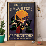 Baby Witch The Daughters Of Witches Halloween Canvas And Poster, Wall Decor Visual Art, Halloween Gift, Happy Halloween