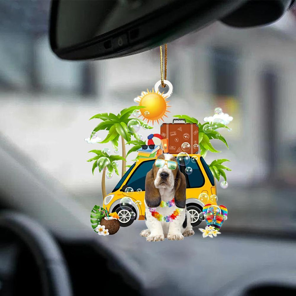 Basset Hound-Nice Summer-Two Sided Ornament