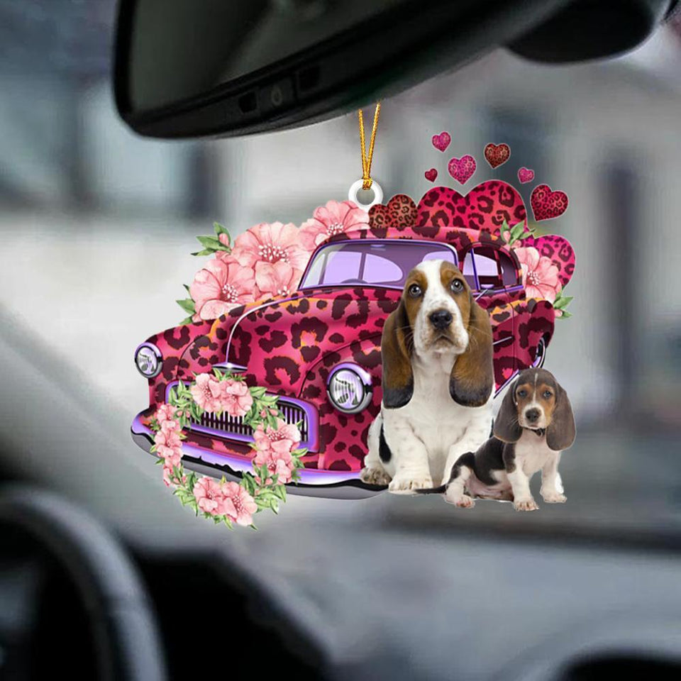 Basset Hound-Make My Life-Two Sided Ornament