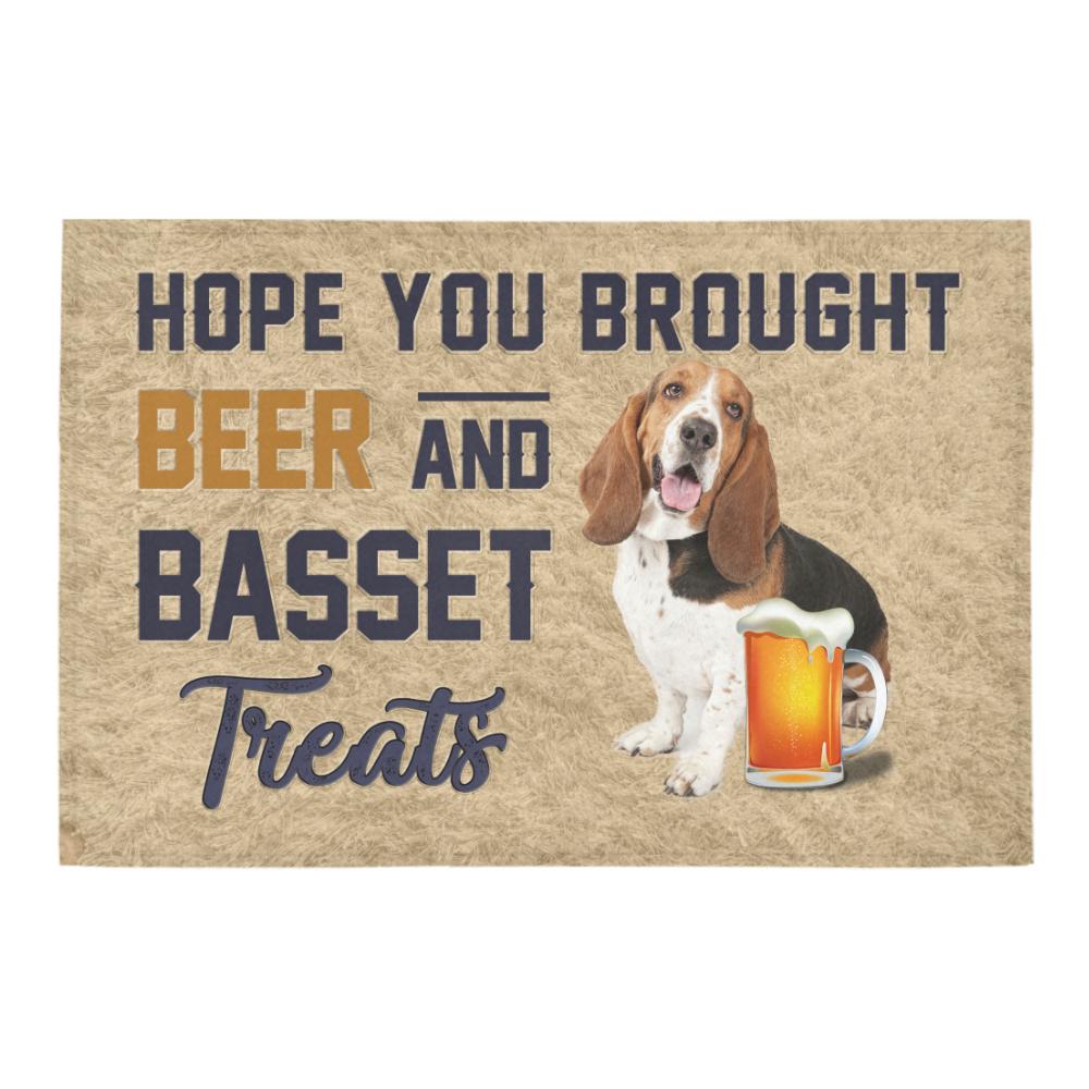 Basset Hound Beer Doormat