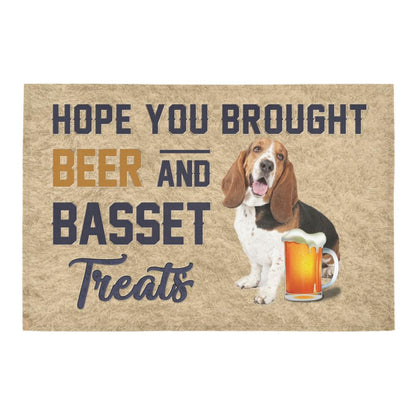 Basset Hound Beer Doormat