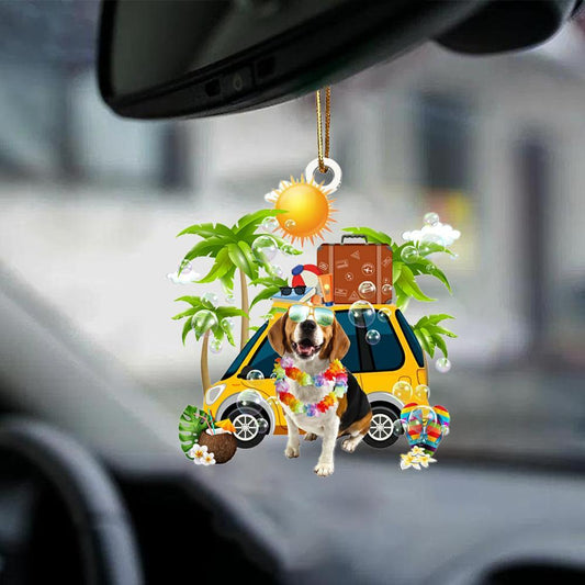 Beagle-Nice Summer-Two Sided Ornament