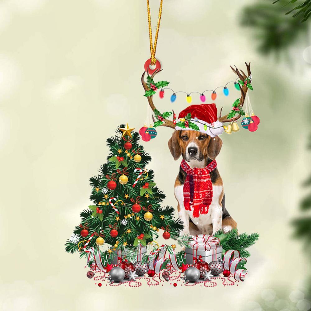 Beagle 2-Christmas Tree Gift Hanging Ornament