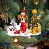Godmerch- Ornament- Beagle Christmas Ornament Dog Ornament, Car Ornament, Christmas Ornament