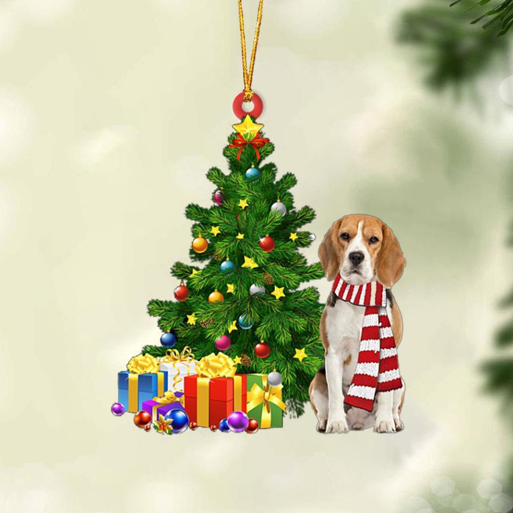 Beagle-Christmas Star Hanging Ornament