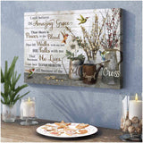 Hummingbird Canvas Wall Art - Beautiful Hummingbird Canvas I Still Believe In Amazing Grace Wall Art Home House Decor