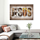 Beautiful Jesus And Lion - Matte Canvas