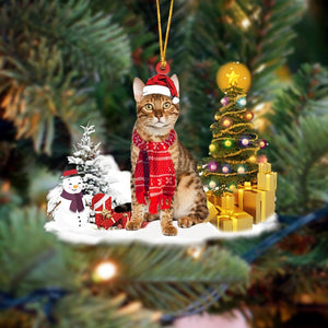 Godmerch- Ornament- Bengal Cat Christmas Ornament Dog Ornament, Car Ornament, Christmas Ornament