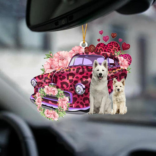 Berger Blanc Suisse-Make My Life-Two Sided Ornament