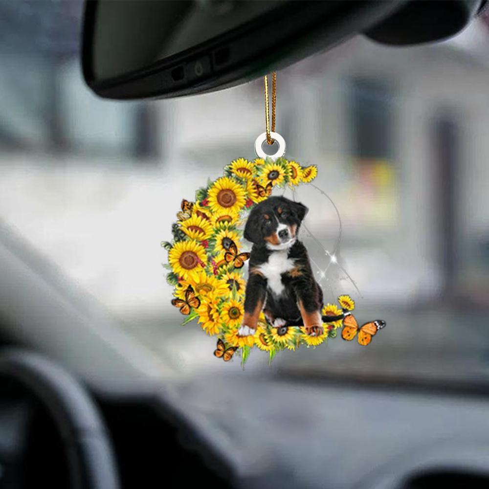 Bernese Mountain Dog 2-Be Kind-Two Sided Ornament