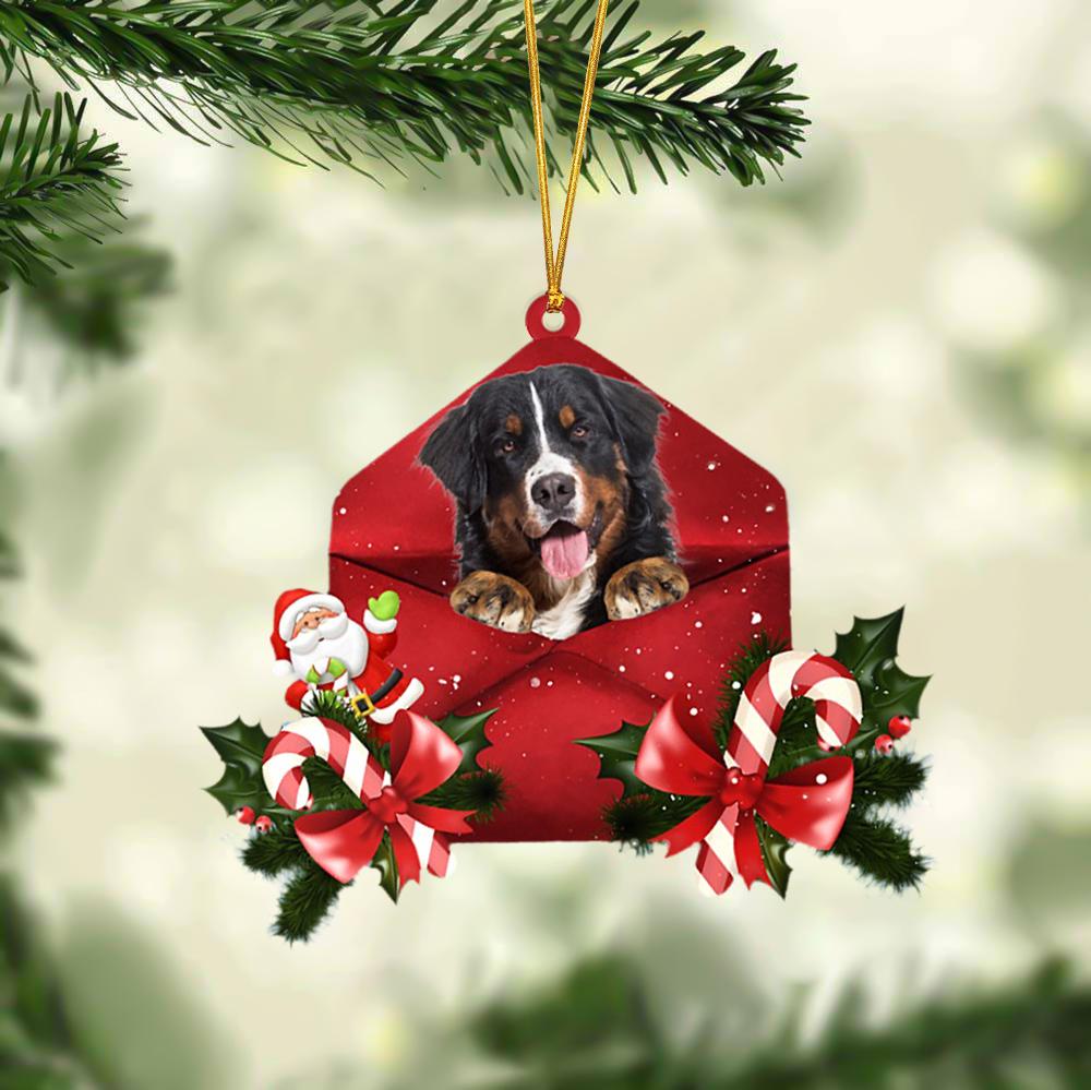 Bernese Mountain Christmas Letter Ornament Dog Christmas Decoration