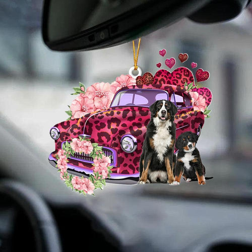 Bernese Mountain-Make My Life-Two Sided Ornament