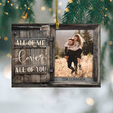 Couple All Of Me Love All Of You Custom Image Ornament