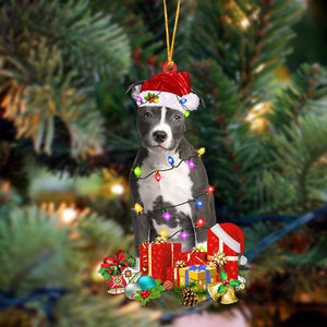 Ornament- Blue Nose Pitbull-Dog Be Christmas Tree Hanging Ornament, Happy Christmas Ornament, Car Ornament