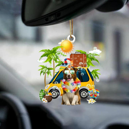 Border Collie-Nice Summer-Two Sided Ornament