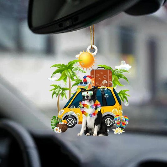 Border Collie 2-Nice Summer-Two Sided Ornament