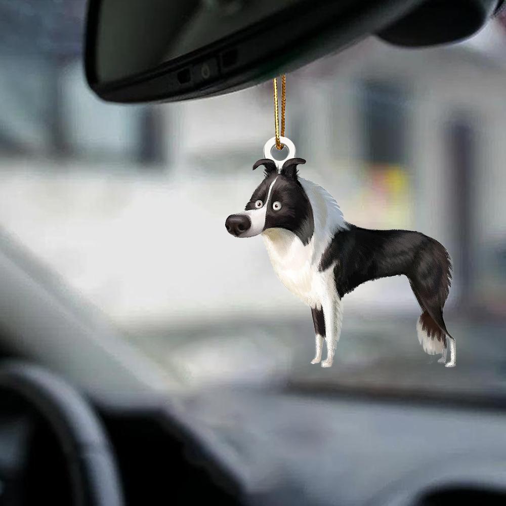 Border Collie-Look At Me-Two Sided Ornament