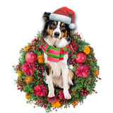 Godmerch- Ornament- Border Collie Christmas Ornament, Happy Christmas Ornament, Car Ornament