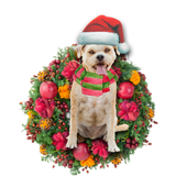 Godmerch- Ornament- Border Terrier Christmas Ornament, Happy Christmas Ornament, Car Ornament