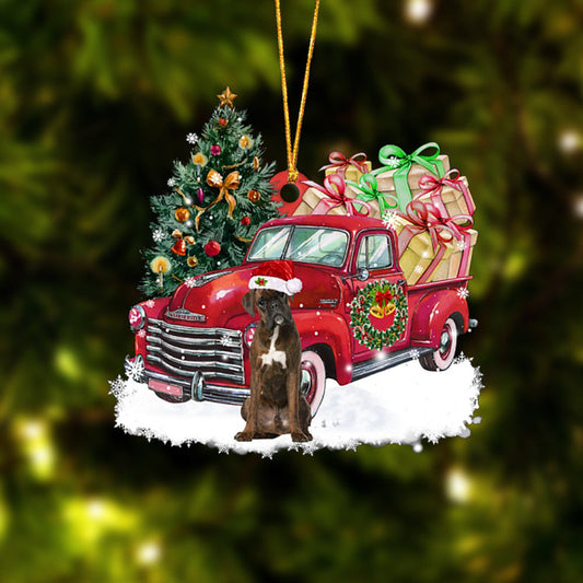 Godmerch- Ornament- Boxer Christmas Hanging Ornament Dog Ornament, Car Ornament, Christmas Ornament