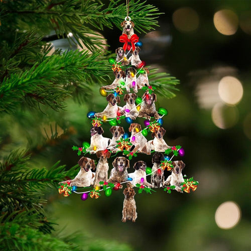 Brittany-Christmas Tree Lights-Two Sided Ornament