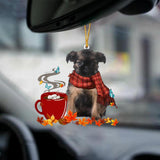 Brussels Griffon-Fall Chocolate-Two Sided Ornament