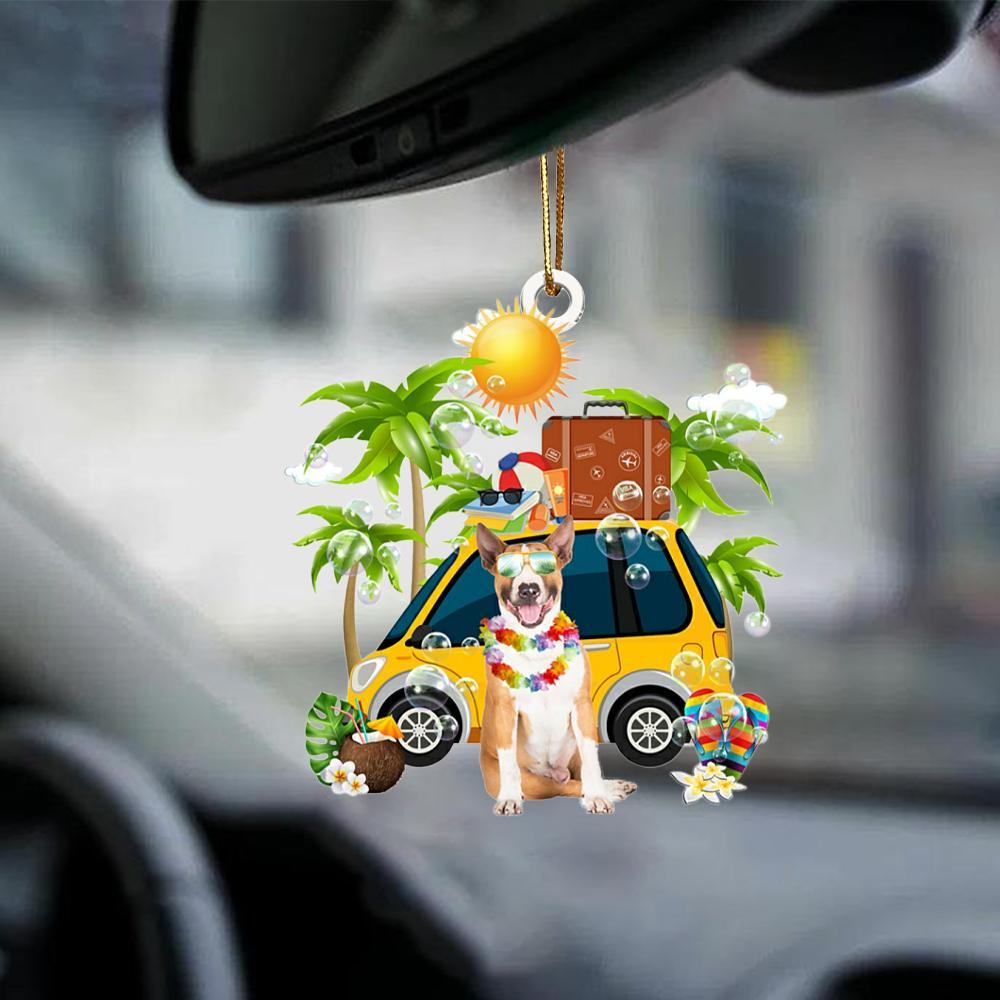Bull Terrier-Nice Summer-Two Sided Ornament