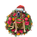 Godmerch- Ornament- Bull Mastiff Christmas Ornament, Happy Christmas Ornament, Car Ornament