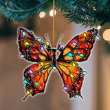 Butterfly Christmas Light Hanging Ornament Christmas Tree Ornament Godmerch