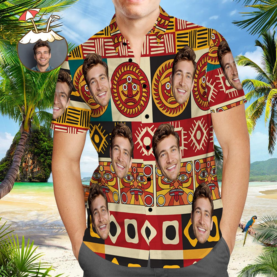 Custom Vintage Summer Tropical Shirts Short Sleeve Button-Down Aloha Hawaiian Shirts