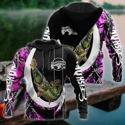 Fishing Gifts The Great Fish Eats The Small Country Girl Camo Hook US Unisex Size Hoodie