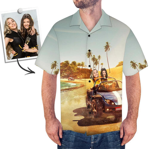 Custom Mash Face On Shirt Hawaiian Shirt