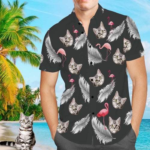 Personalised Cat Hawaiian Shirt for Men