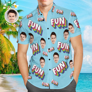 Custom Face Hawaiian Shirt Photo Aloha Beach Shirt - Have Fun