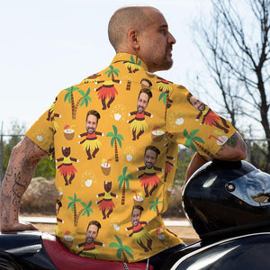 Custom Hawaiian Shirt Funny Men Body Aloha Beach Shirt For Him