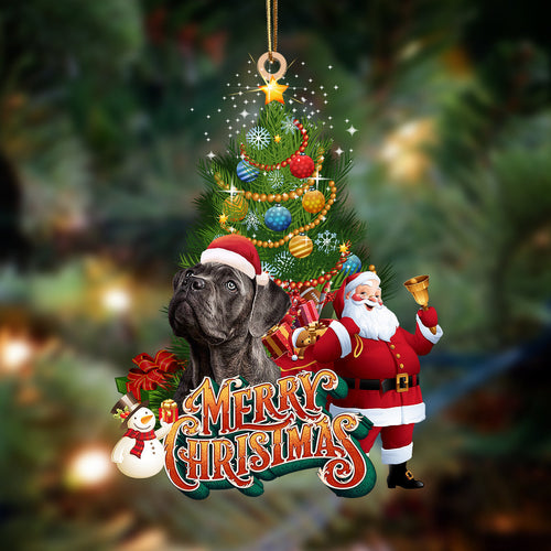 Godmerch- Ornament- Cane Corso-Christmas Tree&Dog Hanging Ornament, Happy Christmas Ornament, Car Ornament