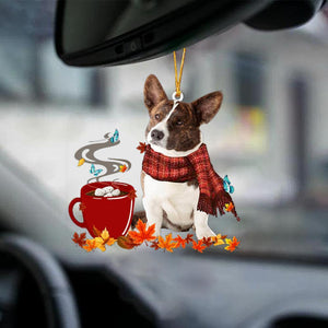 Cardigan Welsh Corgi-Fall Chocolate-Two Sided Ornament