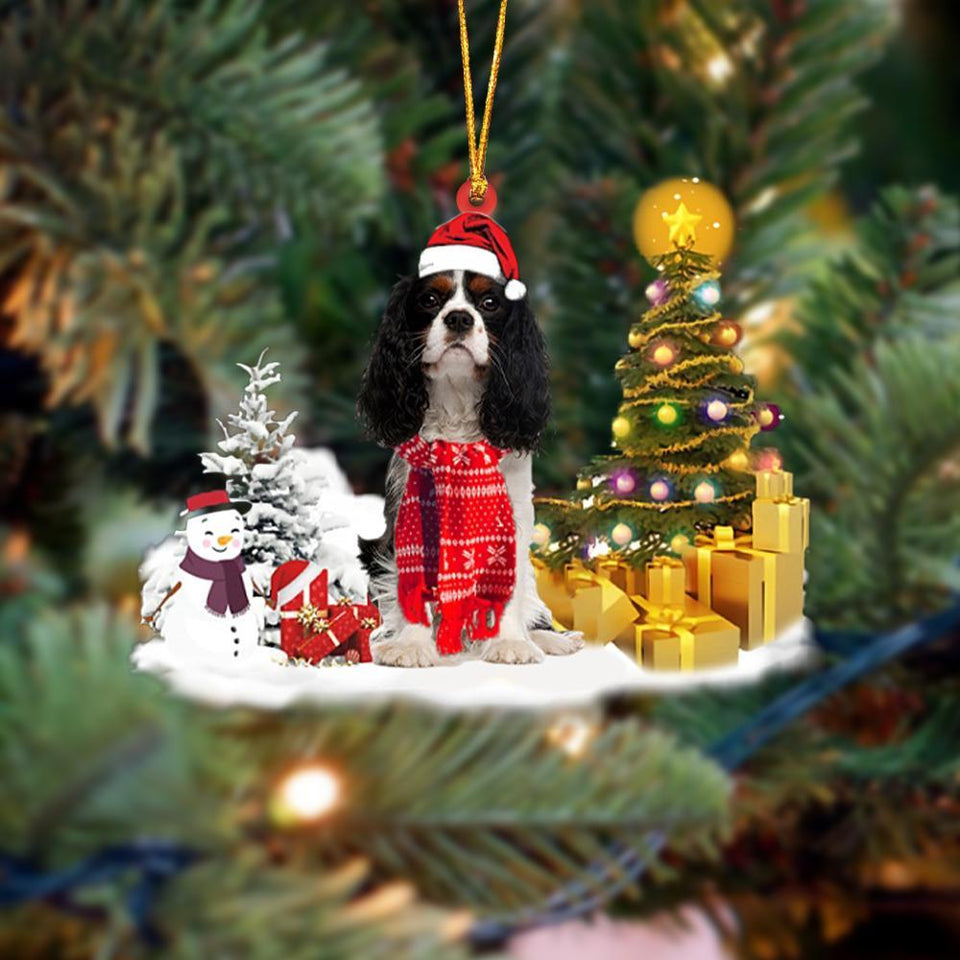 Godmerch- Ornament- Cavalier King Charles Spaniel01 Christmas Ornament Dog Ornament, Car Ornament, Christmas Ornament