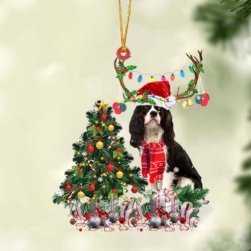 Cavalier King Charles Spaniel 3-Christmas Tree Gift Hanging Ornament, Christmas Ornament, Car Ornament