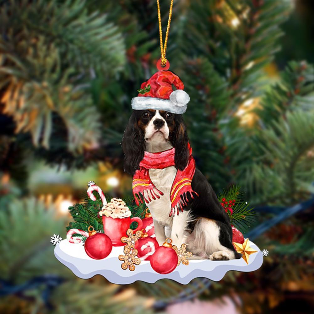 Ornament- Cavalier King Charles Spaniel 3-Better Christmas Hanging Ornament, Christmas Ornament, Car Ornament