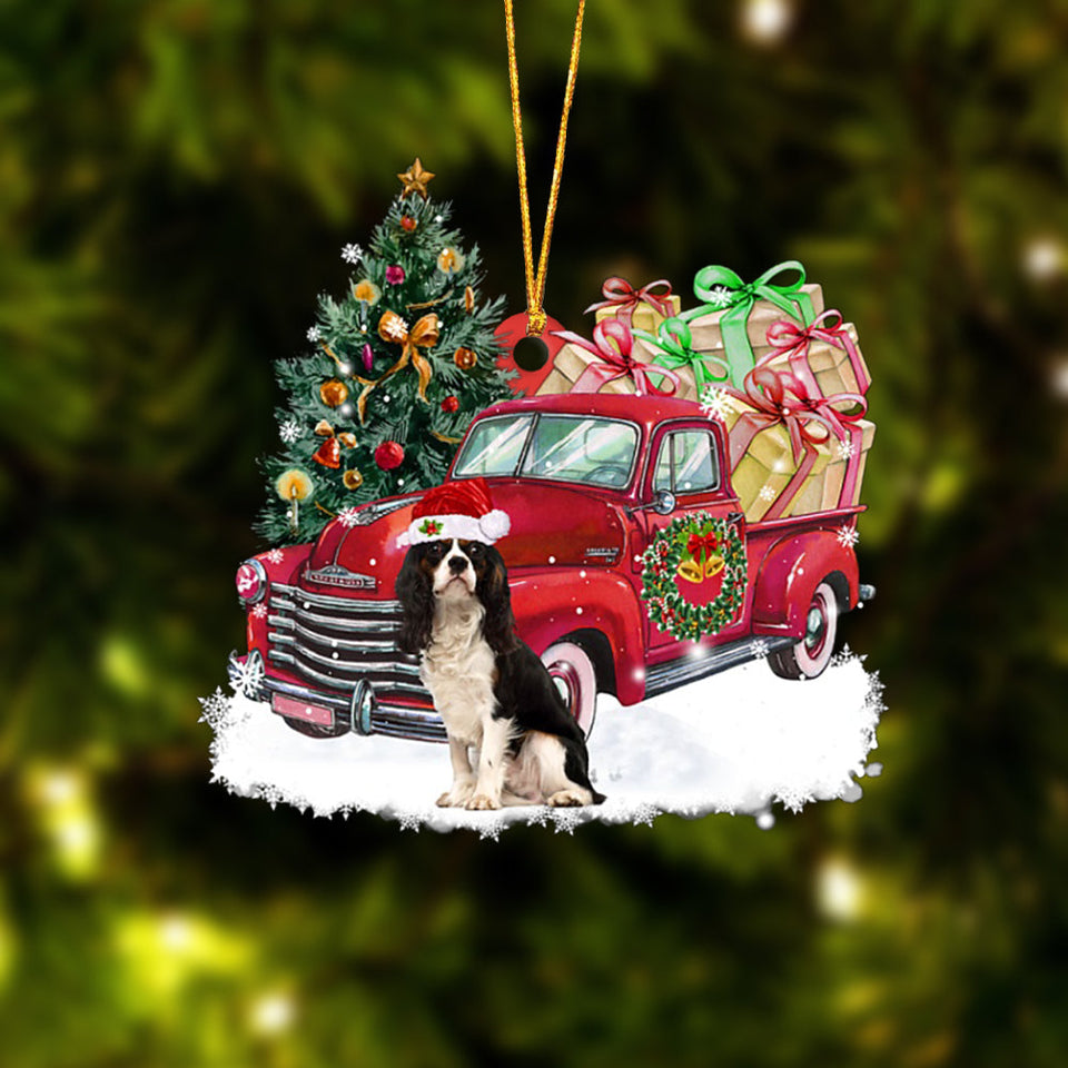 Godmerch- Cavalier King Charles Spaniel Christmas Hanging Ornament Dog Ornament, Car Ornament, Christmas Ornament