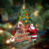Ornament- Cavalier King Spaniel-Christmas Tree&Dog Hanging Ornament, Happy Christmas Ornament, Car Ornament