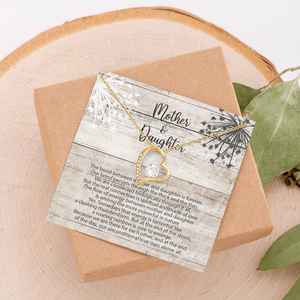 Gift For Mother And Daughter Dandelion Forever Love Necklace