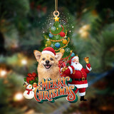 Godmerch- Ornament- Chihuahua 4-Christmas Tree&Dog Hanging Ornament, Happy Christmas Ornament, Car Ornament