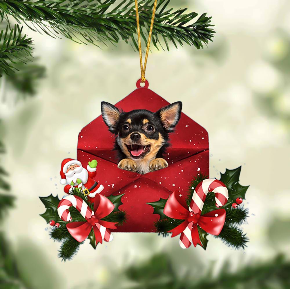 Chihuahua Christmas Letter Ornament Dog Christmas Decoration