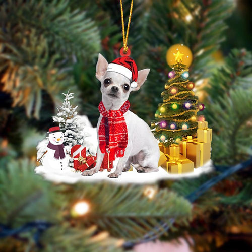 Godmerch- Ornament- Chihuahua Christmas Ornament Dog Ornament, Car Ornament, Christmas Ornament